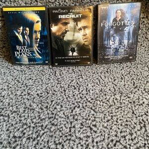 Three DVD Movie Set: Best Laid Plans, The Recruit, The Forgotten